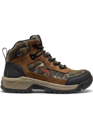 Women's Skokie Waterproof Work Boot (Soft Toe)  |  Camo/Black