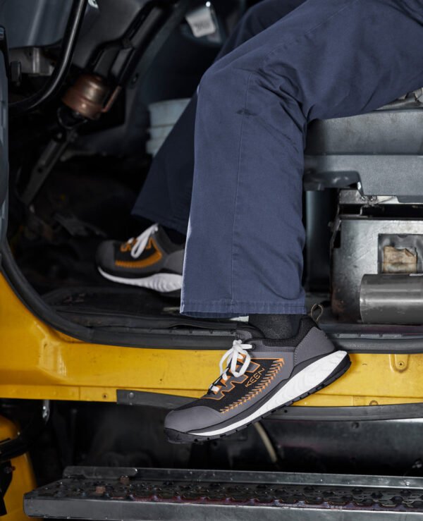 Men's Arvada Work Sneaker (Carbon Toe)  |  Black/Curry