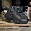 Men's Arvada ESD Work Sneaker (Carbon Toe)  |  Black/Black