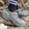 Women's Targhee IV Wide Waterproof Hiking Shoe  |  Alloy/Granite Green