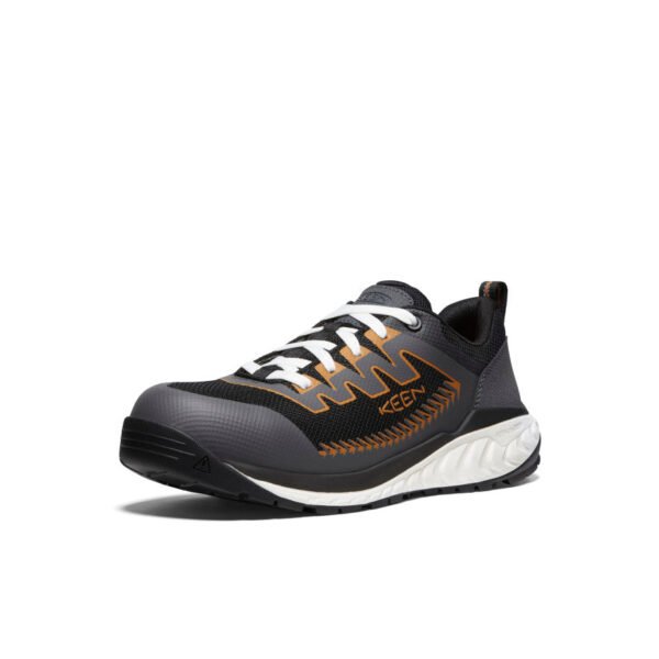 Men's Arvada Work Sneaker (Carbon Toe)  |  Black/Curry