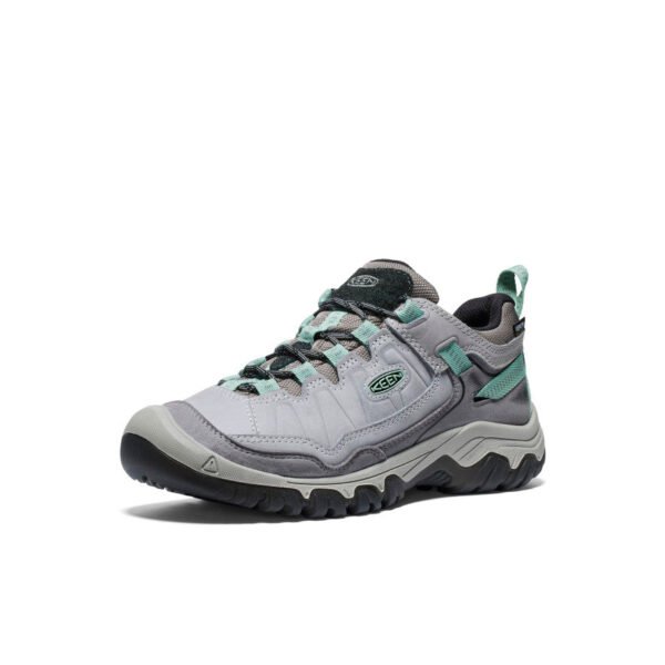Women's Targhee IV Wide Waterproof Hiking Shoe  |  Alloy/Granite Green