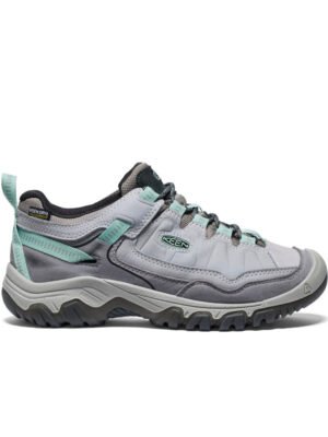 Women's Targhee IV Wide Waterproof Hiking Shoe  |  Alloy/Granite Green
