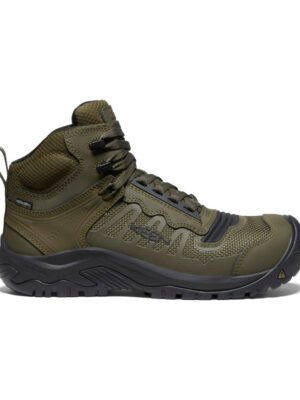 Men's Reno Mid Waterproof (Carbon Toe)  |  Dark Olive/Black